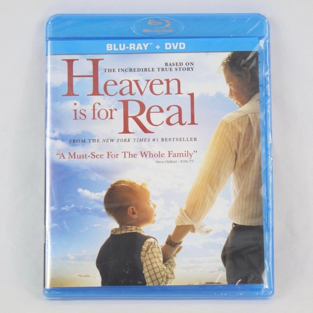 Heaven Is For Real Blu-Ray DVD Movie - NEW